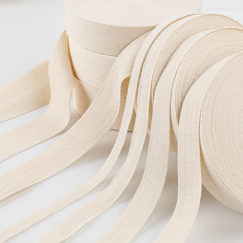 Textile And Sewing Supply - Beige linten 10/15/20/25/30/40/50/60mm breedte Twill katoen