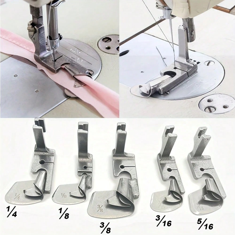 Sewing Machine Fabric - 1PCS Industriële Naaimachine Gebogen Zomen Voet