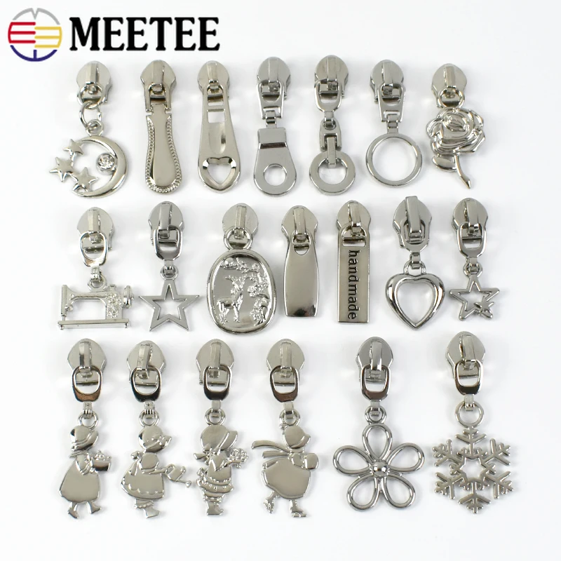 Textile And Sewing Supply - Metalen ritsschuif 5 # 5-20 stuks