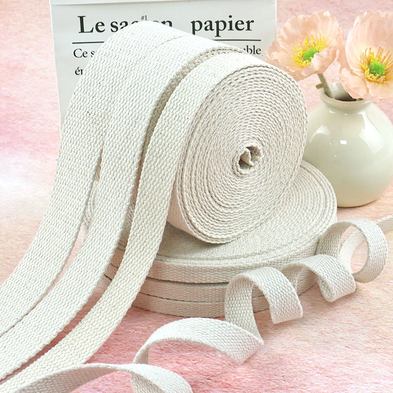 20 meter beige katoenen band 1 - Textile And Sewing Supply recensie en prijs