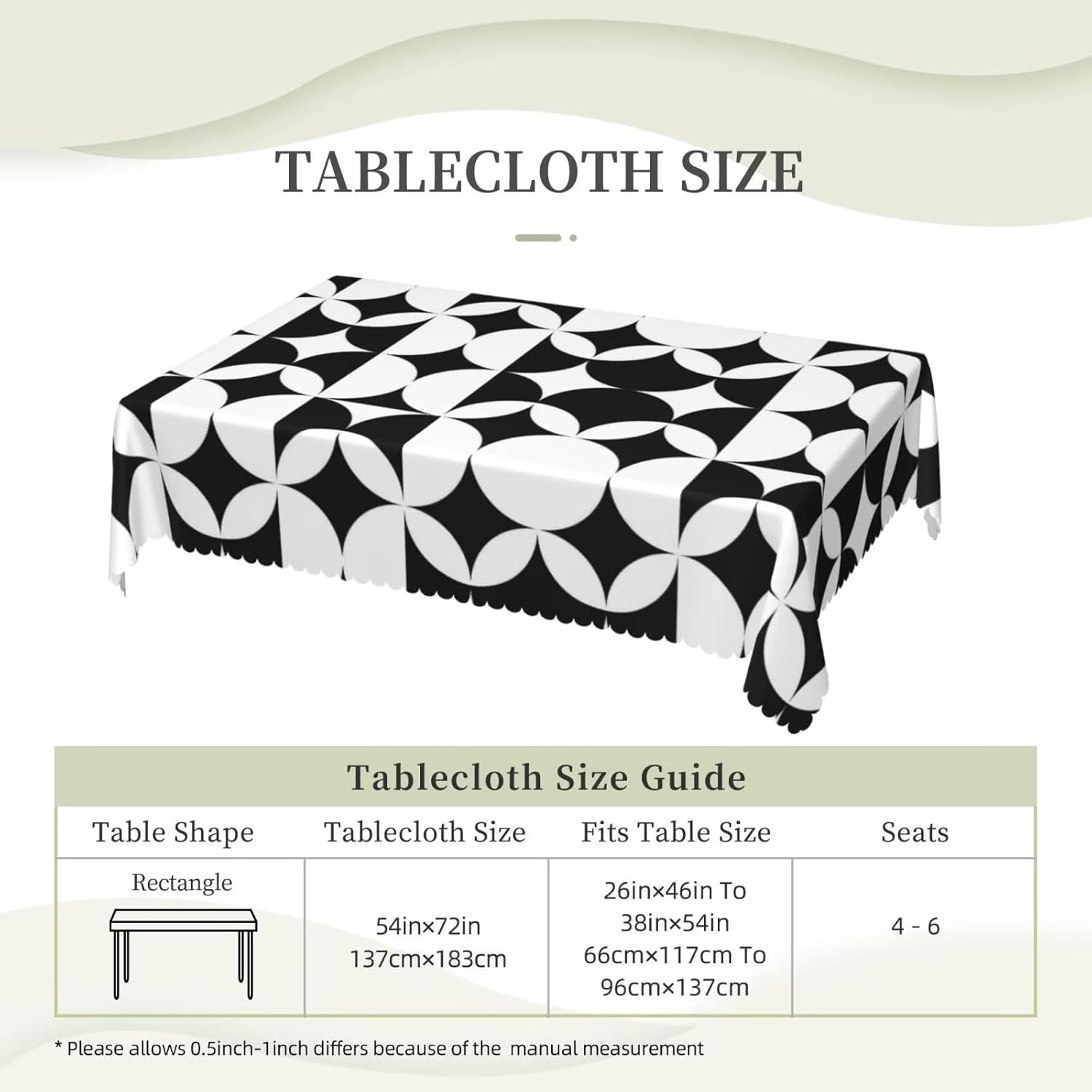 Minimalistisch modern tafelkle - Century Textile & Sewing Supply Saskatoon Sk recensie en prijs