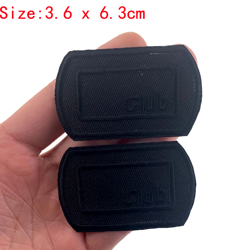 5 stuks zwarte patches voor kl - Velcro Sew On recensie en prijs