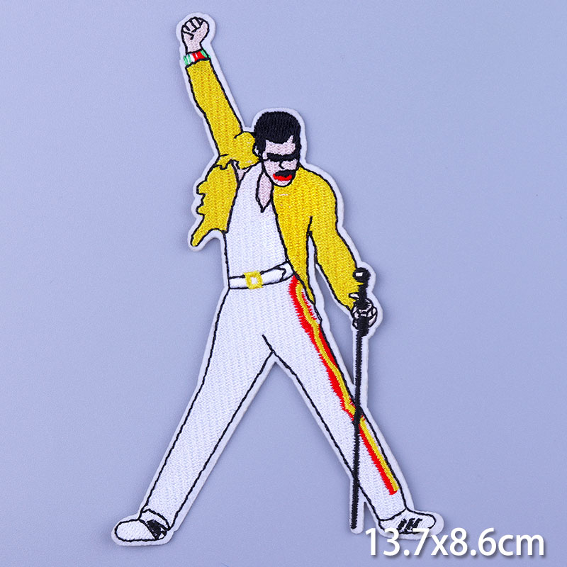 Freddie Mercury Badge Rock Ban - Velcro Sew On recensie en prijs