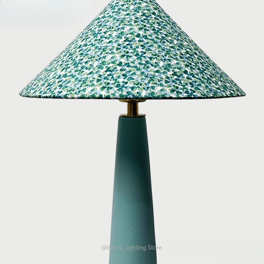 Blauwgroene tafellamp in parap - Century Textile & Sewing Supply Saskatoon Sk recensie en prijs