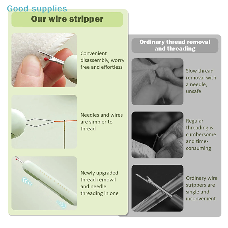 2-in-1 naaldinrijgers, naadope - Seam Ripper Tool recensie en prijs